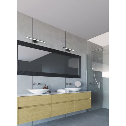 Illuminazione a LED per specchio da bagno ASTEN LED/8W/230V IP44 nero