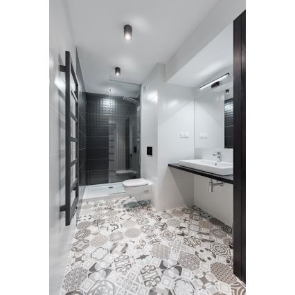 Illuminazione a LED per specchio da bagno ASTEN LED/8W/230V IP44 nero
