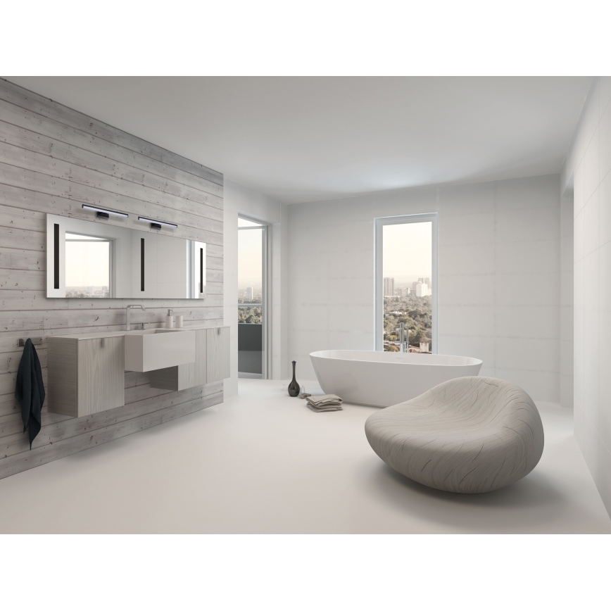 Illuminazione a LED per specchio da bagno ASTEN LED/8W/230V IP44 nero