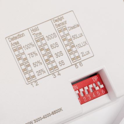 Plafoniera LED VARSO con sensore di movimento e sensore crepuscolare LED/22/30W/230V 3000/4000/6500K Ø 33 cm IP54