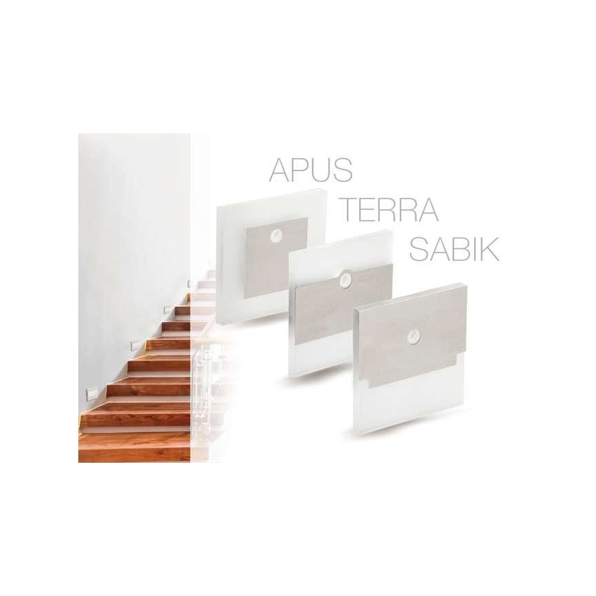 Illuminazione scale LED APUS con sensore LED/0,8W/12V 3000K