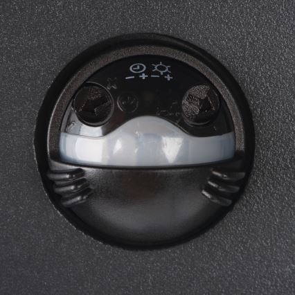 Applique da esterno LED con sensore REKA LED/7W/230V IP54 antracite rotonda