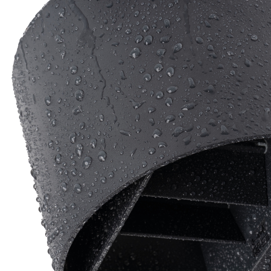 Lampada da parete LED per esterni con sensore di movimento e sensore crepuscolare REKA LED/7W/230V IP54, antracite, rotonda