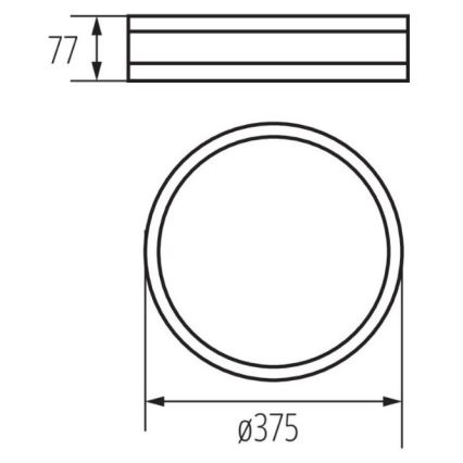 Plafoniera in legno JASMIN 2xE27/20W/230V