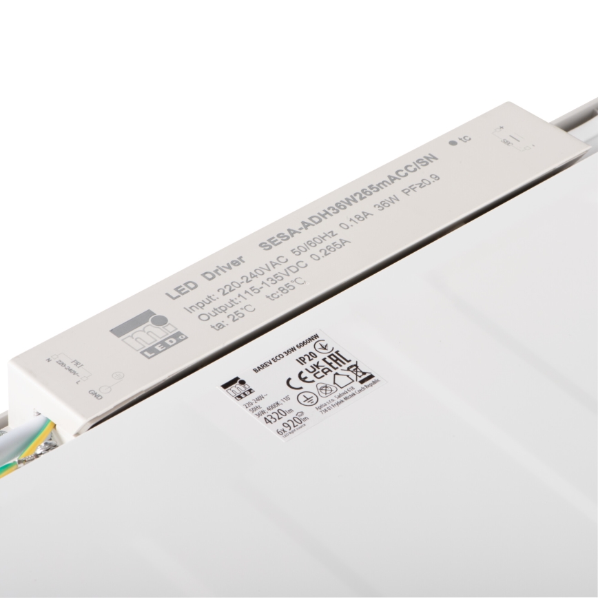 Pannello LED da incasso BAREV ECO LED/36W/230V 4000K 60x60 cm