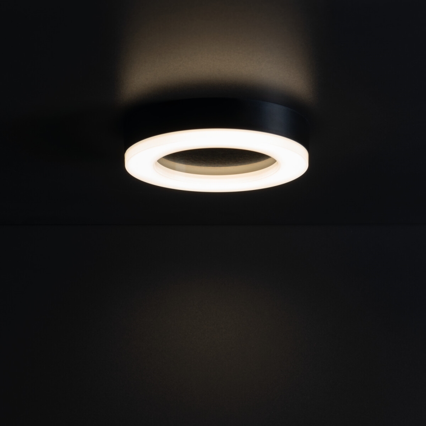 Plafoniera LED da esterno TURA LED/15W/230V 4000K IP65 nero