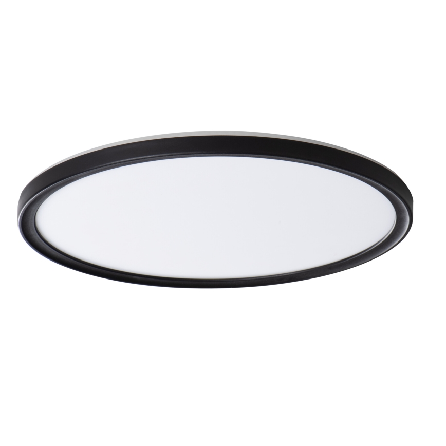 Plafoniera LED da bagno AZPO LED/22W/230V diametro 42 cm IP54 nero