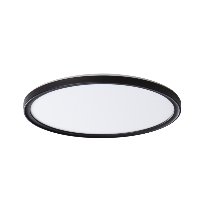 Plafoniera LED AZPO LED/18,5W/230V 3000/4000/6000K Ø 29 cm IP54 nera