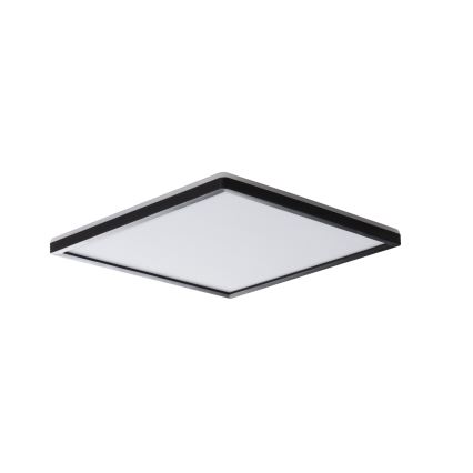 Plafoniera LED da soffitto AZPO LED/17,5W/230V 3000/4000/6000K 30x30 cm IP54 nera