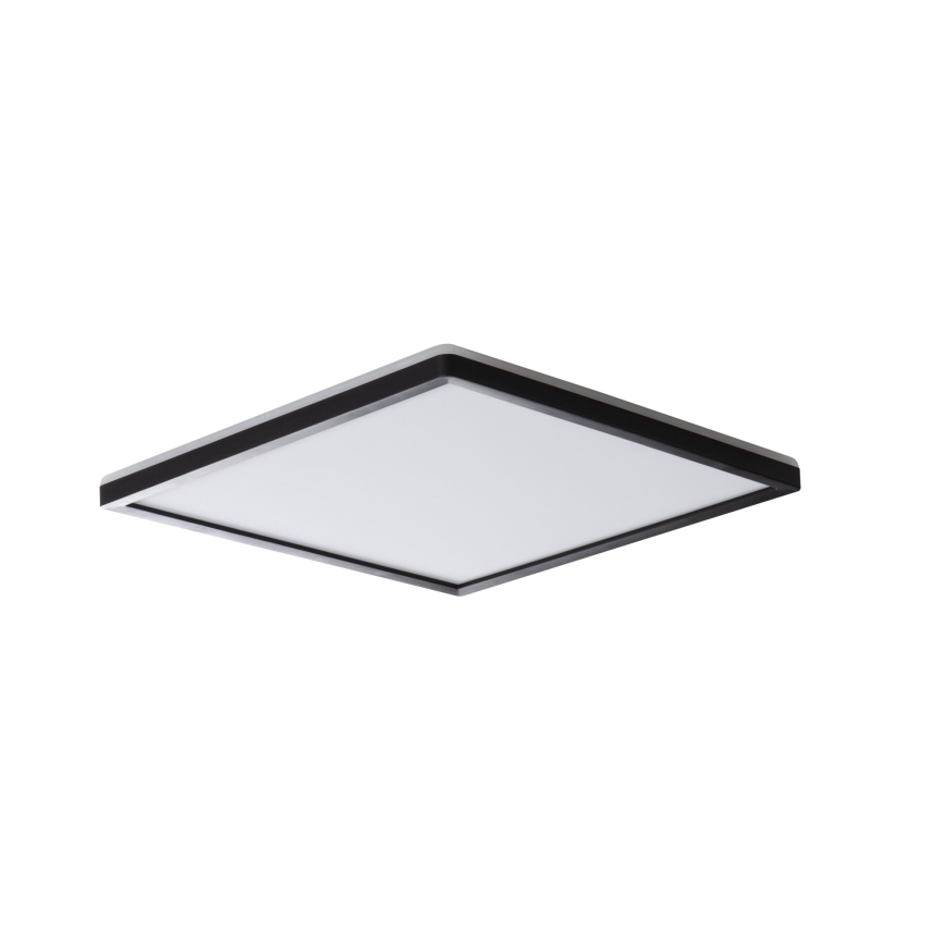 Plafoniera LED da soffitto AZPO LED/17,5W/230V 3000/4000/6000K 30x30 cm IP54 nera
