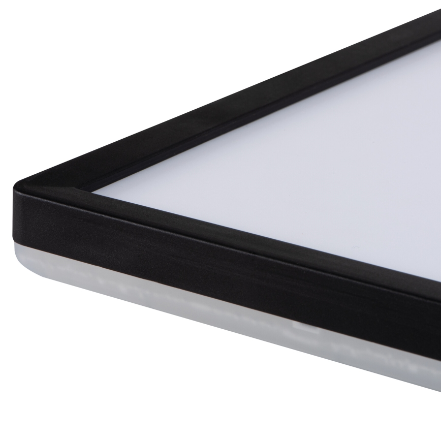 Plafoniera LED da soffitto AZPO LED/17,5W/230V 3000/4000/6000K 30x30 cm IP54 nera