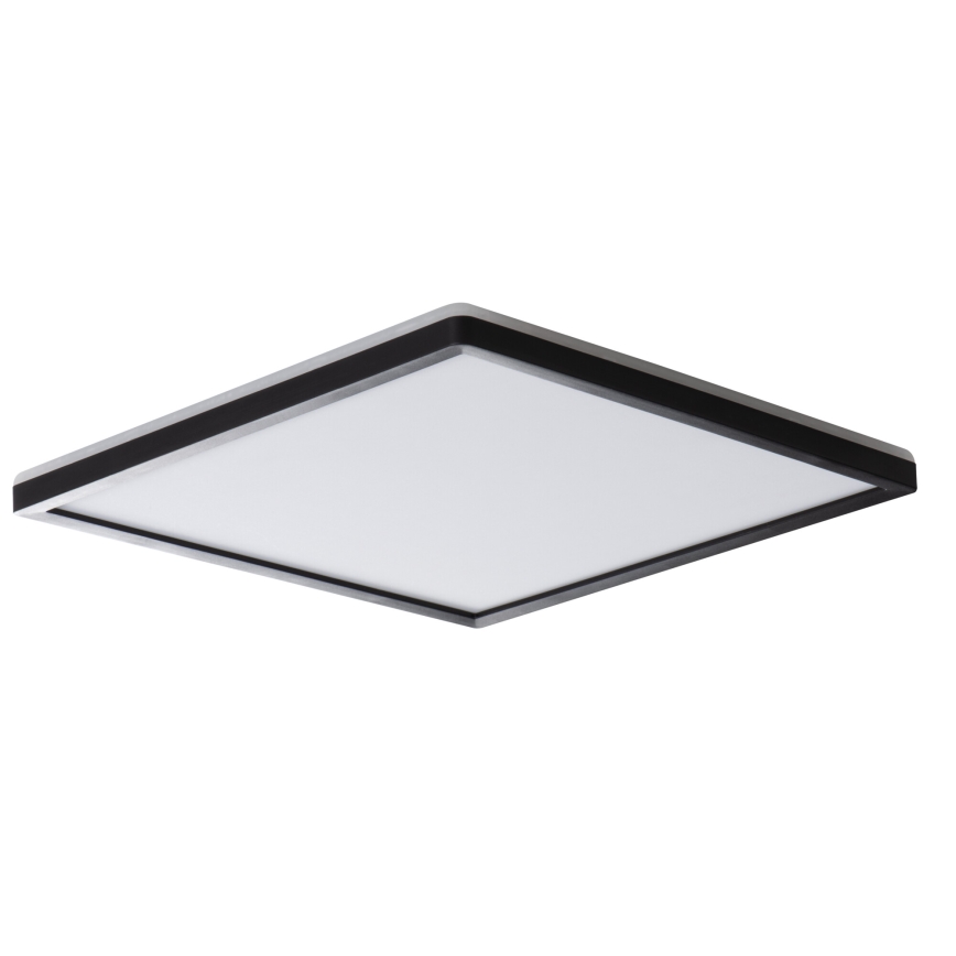 Plafoniera LED AZPO LED/22W/230V 3000/4000/6000K 42x42 cm IP54 nera