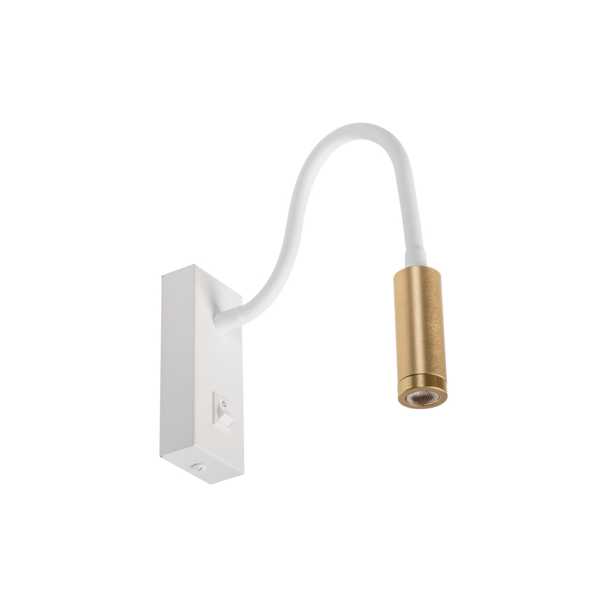Lampada flessibile LED TONIL LED/3,3W/230V bianco/oro