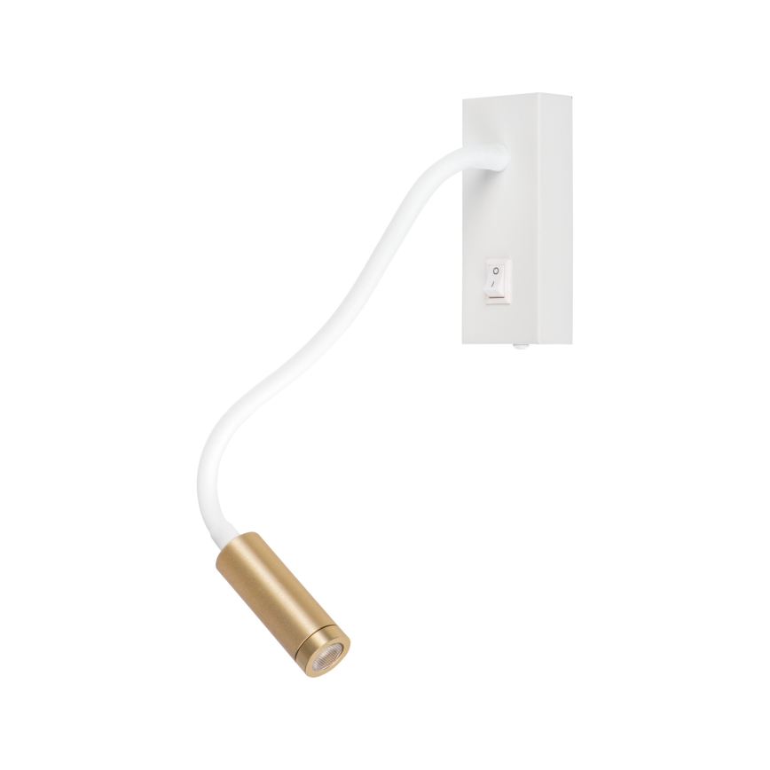 Lampada flessibile LED TONIL LED/3,3W/230V bianco/oro