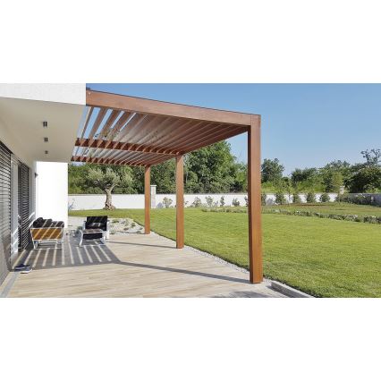 Kanlux 33361 - Luce Spot da esterno AQILO 1xGU10/7W/230V IP65 nero
