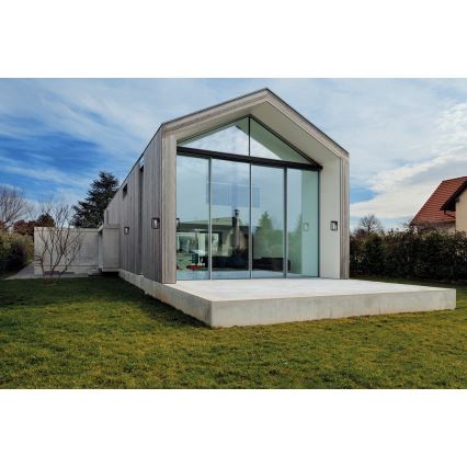 Applique da esterno VIMO 1xE27/15W/230V IP44 nero