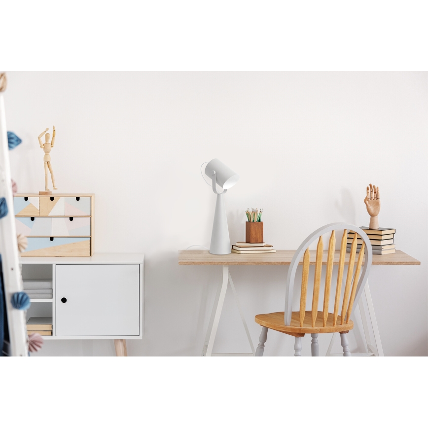 Lampada da tavolo LARATA 1xE27/5W/230V bianca