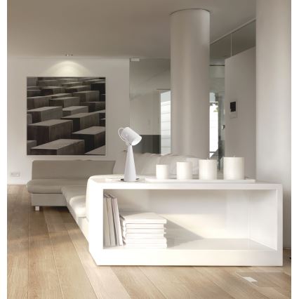 Lampada da tavolo LARATA 1xE27/5W/230V bianca