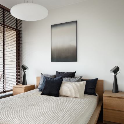 Lampada da tavolo LARATA 1xE27/5W/230V nera