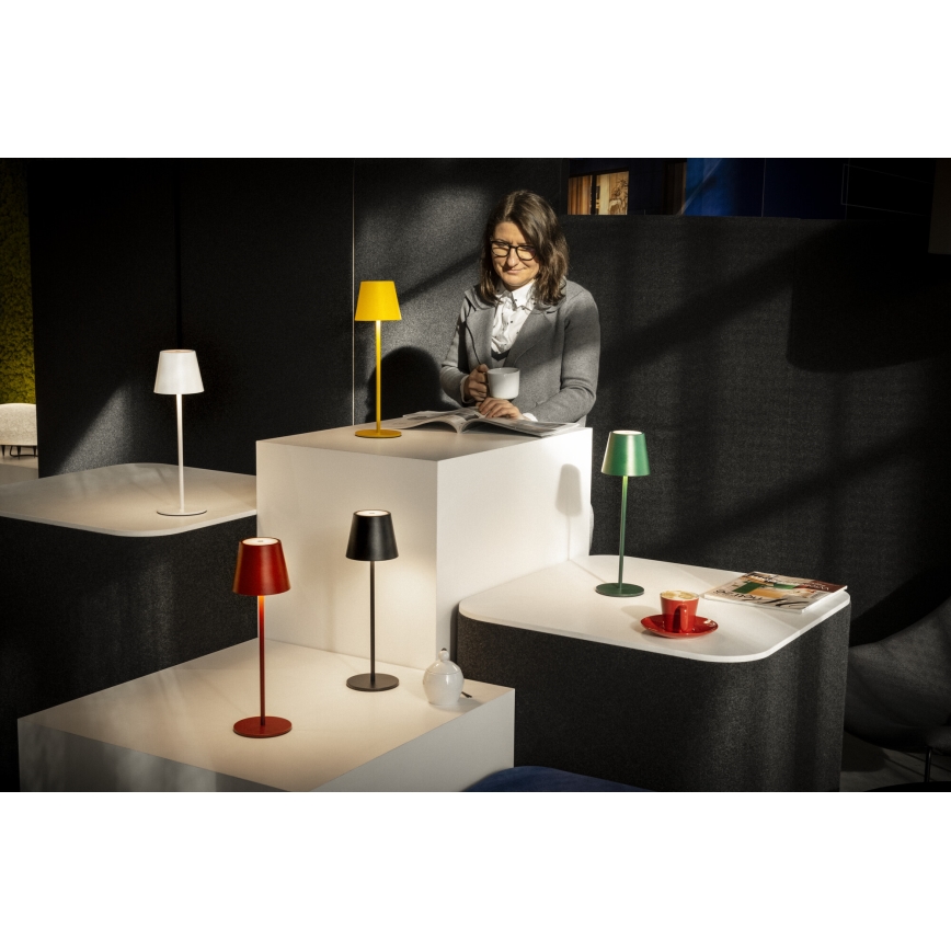 LED Lampada da tavolo ricaricabile dimmerabile INITA LED/1,2W/1800 mAh IP54 verde