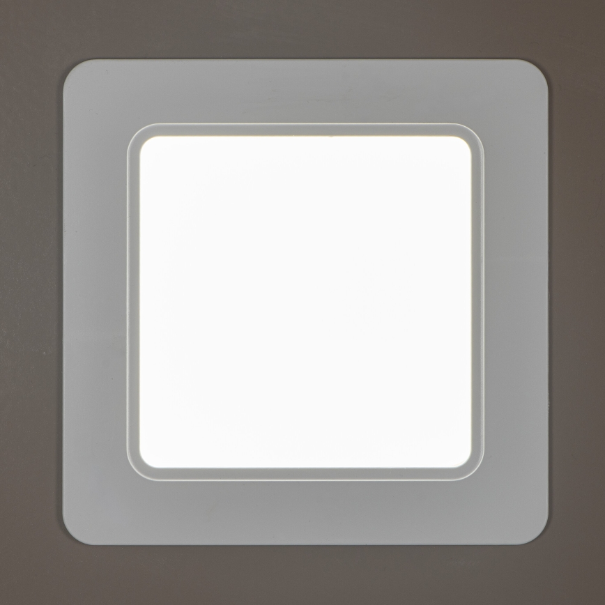 Lampada da incasso per bagno TAVO LED/5W/230V 3000/4000/6000K 9,5x9,5 cm IP44 bianca
