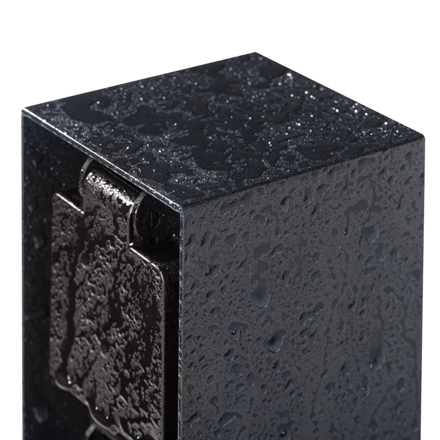 Multipresa verticale da esterno DASTO 2Z Type E 230V IP44 antracite