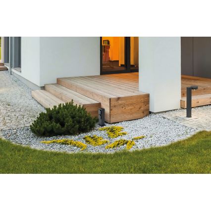 Multipresa verticale da esterno NASTO 2Z Type E 230V IP44 antracite