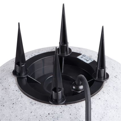 Lampada da esterno STONO 1xE27/15W/230V Ø 31,5 cm IP65