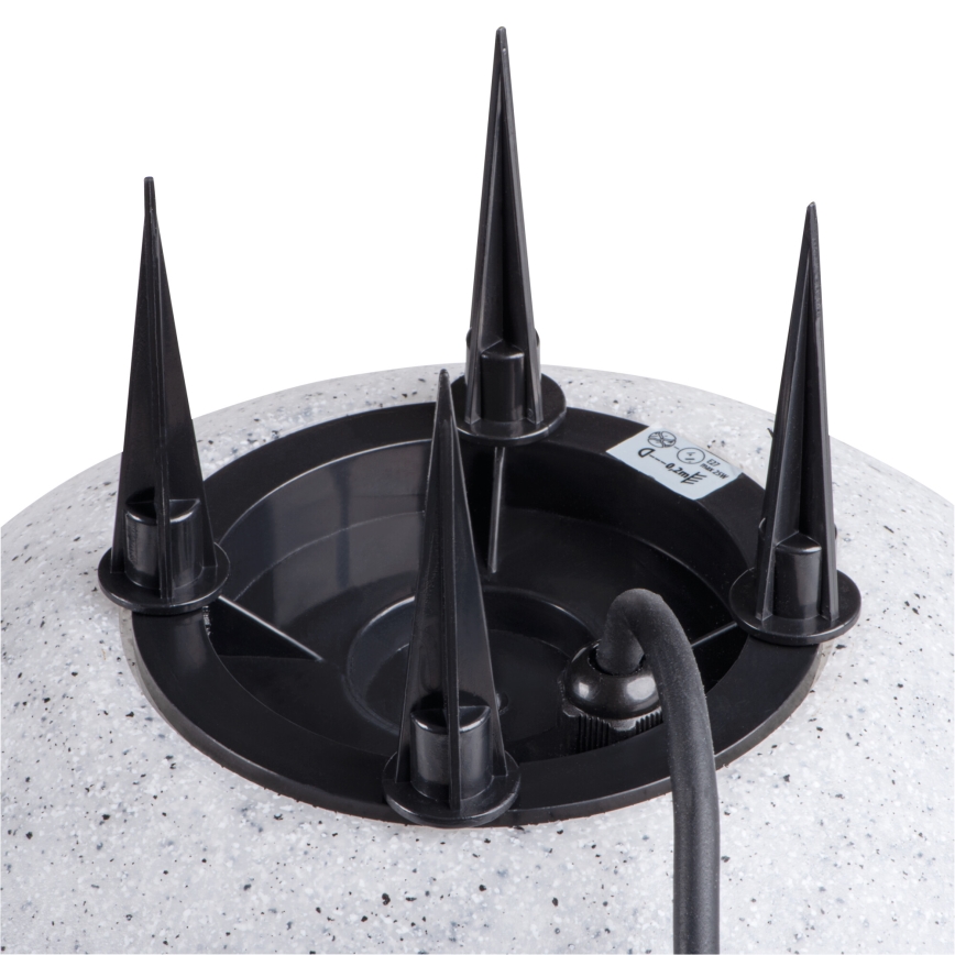 Lampada da esterno STONO 1xE27/15W/230V Ø 23 cm IP65