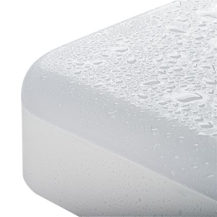 Plafoniera LED tecnica IPER LED/35W/230V IK10 IP65 quadrato bianco
