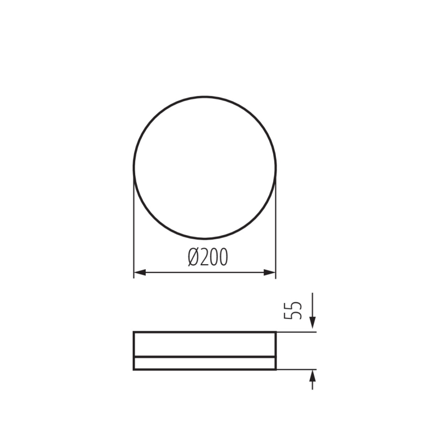 Plafoniera LED tecnica con sensore di movimento IPER LED/10W/230V IK10 IP65 arrotondato bianco
