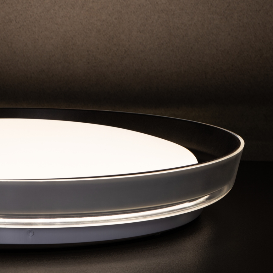 Plafoniera LED NIFU LED/17,8W/230V diametro 43 cm bianco/nero