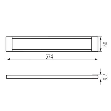 Illuminazione LED dimmerabile per mobili DAXA LED/9W/24V 3000/4000/5500K