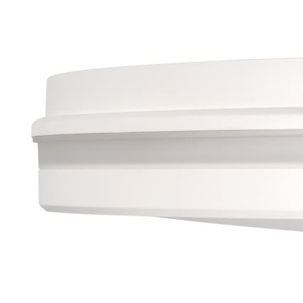 Plafoniera LED da esterno BENO E LED/12W/230V 3000/4000/6500K diametro 20 cm IP65 bianco