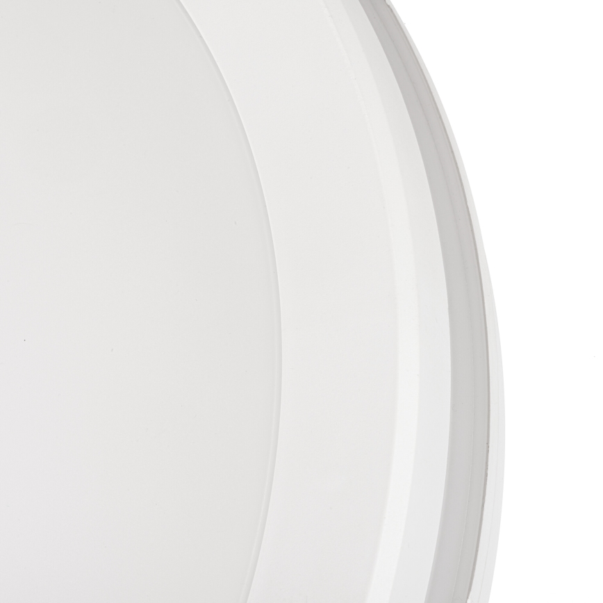 Plafoniera LED da esterno BENO E LED/30W/230V 3000/4000/6500K diametro 30 cm IP65 bianco