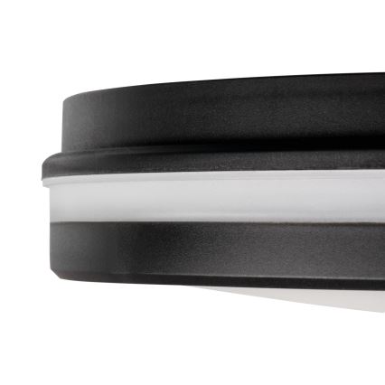 Plafoniera LED da esterno BENO E LED/30W/230V 3000/4000/6500K diametro 30 cm IP65 nero