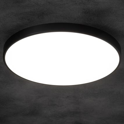 Plafoniera LED dimmerabile PLAFON LED/20W/230V 3000-6500K Wi-Fi nero