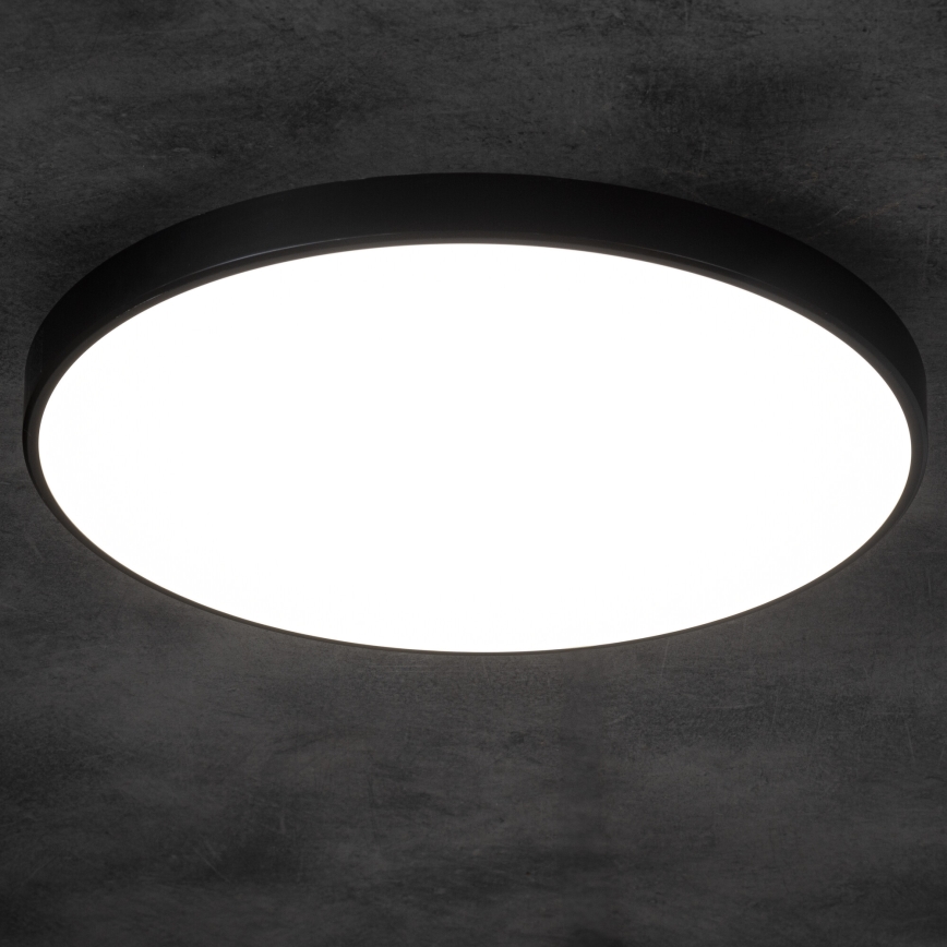 Plafoniera LED dimmerabile PLAFON LED/20W/230V 3000-6500K Wi-Fi nero