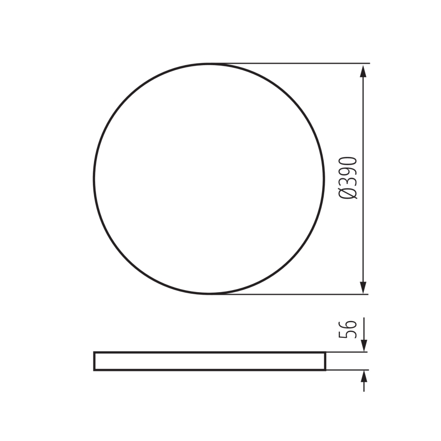 Plafoniera LED dimmerabile PLAFON LED/20W/230V 3000-6500K Wi-Fi bianco