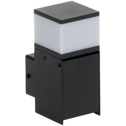 Applique da esterno con presa DASTEN 1xG9/11W/230V IP44 nero