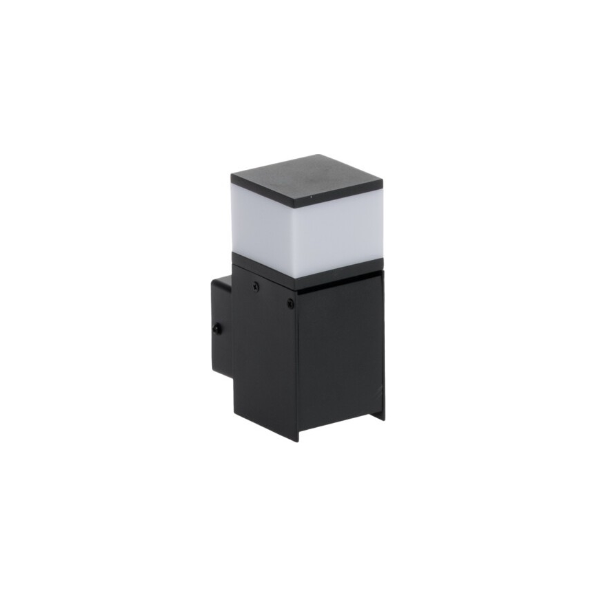 Applique da esterno con presa DASTEN 1xG9/11W/230V IP44 nero