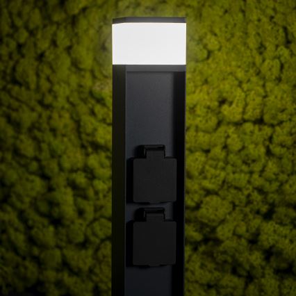 Lampada da esterno con 2 prese DASTEN 1xG9/11W/230V 30 cm IP44 nero