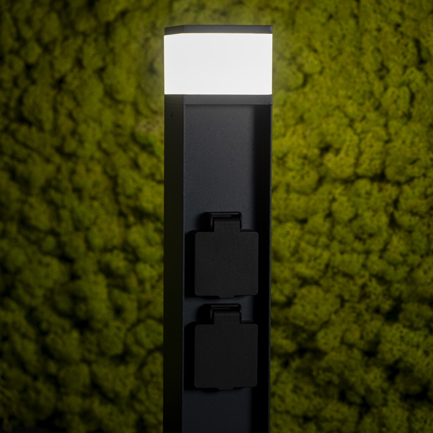 Lampada da esterno con 2 prese DASTEN 1xG9/11W/230V 30 cm IP44 nero