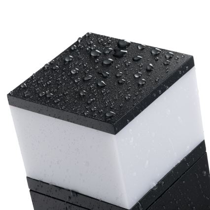 Lampada da esterno con 2 prese DASTEN 1xG9/11W/230V 30 cm IP44 nero