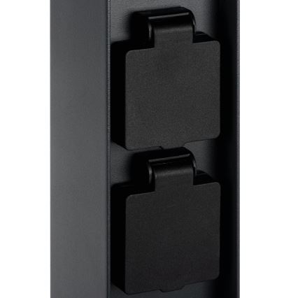 Lampada da esterno con 2 prese DASTEN 1xG9/11W/230V 30 cm IP44 nero