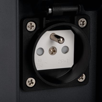 Lampada da esterno con 2 prese DASTEN 1xG9/11W/230V 30 cm IP44 nero
