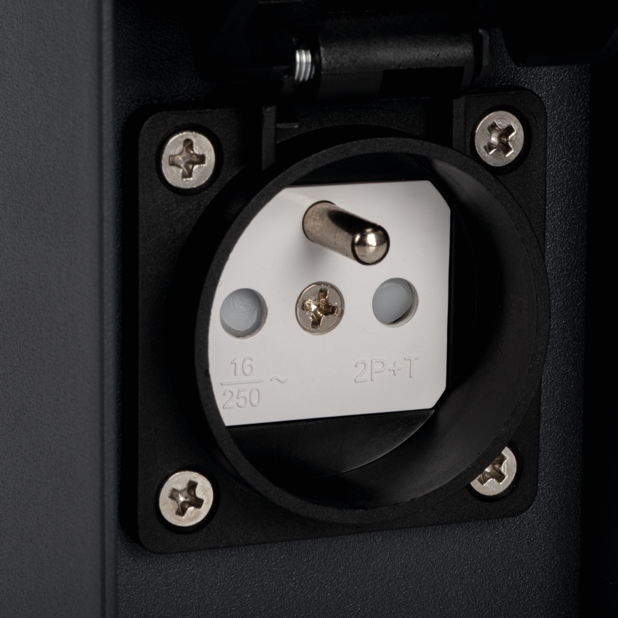 Lampada da esterno con 2 prese DASTEN 1xG9/11W/230V 30 cm IP44 nero