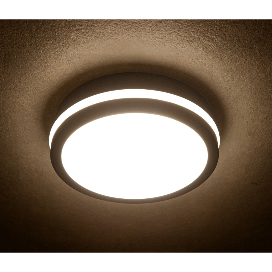 Plafoniera LED da esterno BENO LED/24/30W/230V 3000/3500/4000K IP65 antracite arrotondato