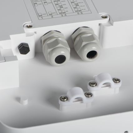 Plafoniera LED da esterno con sensore di movimento BENO LED/24/30W/230V 3000/3500/4000K IP65 bianco arrotondato
