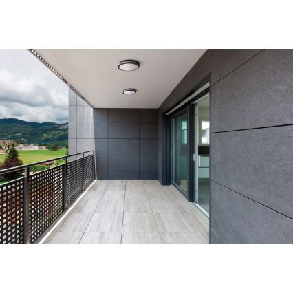 Plafoniera LED da esterno BENO LED/12/18W/230V 3000/3500/4000K IP65 antracite arrotondato